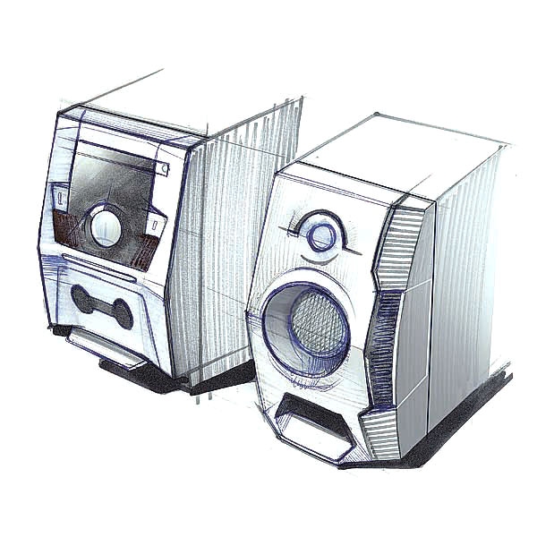 boombox redesign sketch